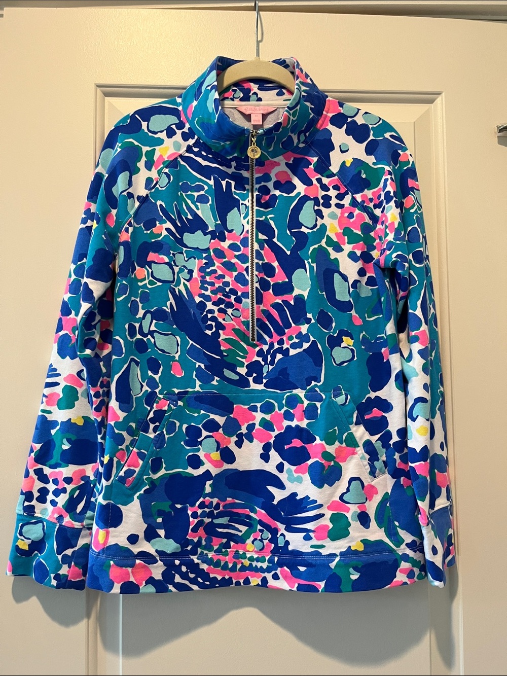 Lily Pulitzer Quarter Zip Skipper Popover